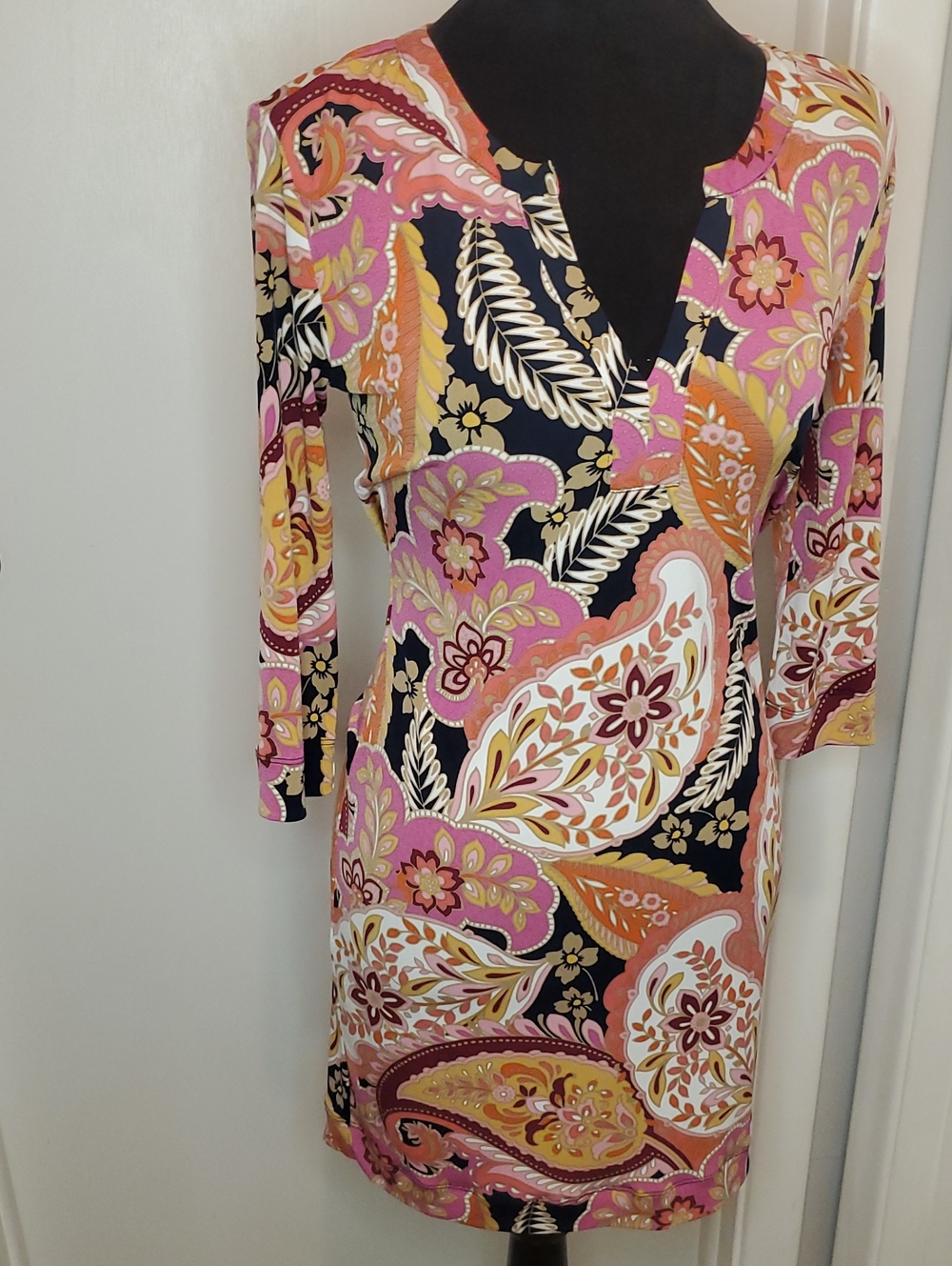 Banana Republic Floral Paisley Print Dress